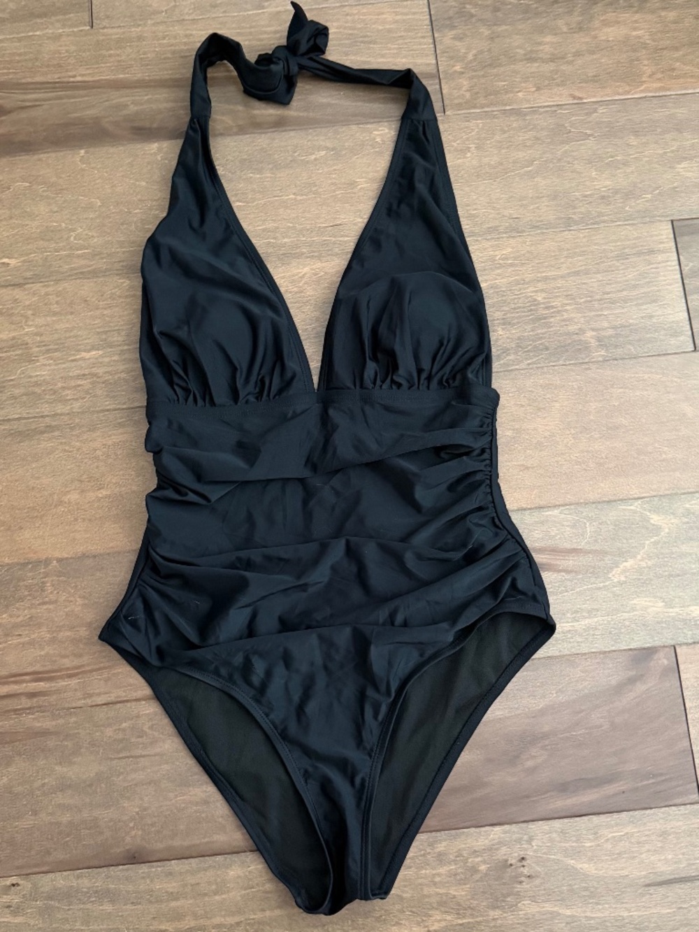 Black Tummy Control One Piece